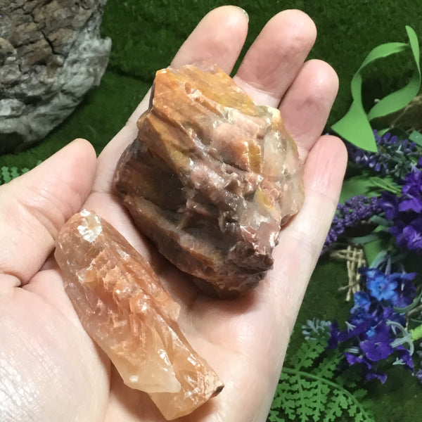 UNEARTHED TREASURE RAW RED CALCITE