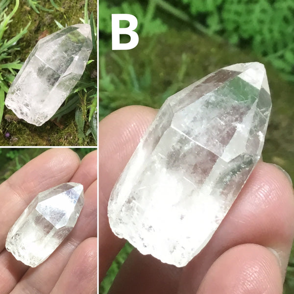 UNEARTHED TREASURE ISIS FACE CLEAR QUARTZ CRYSTAL