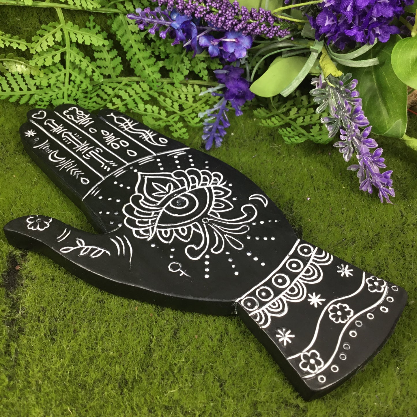 Hand of Fortune Incense Holder Altar Plate