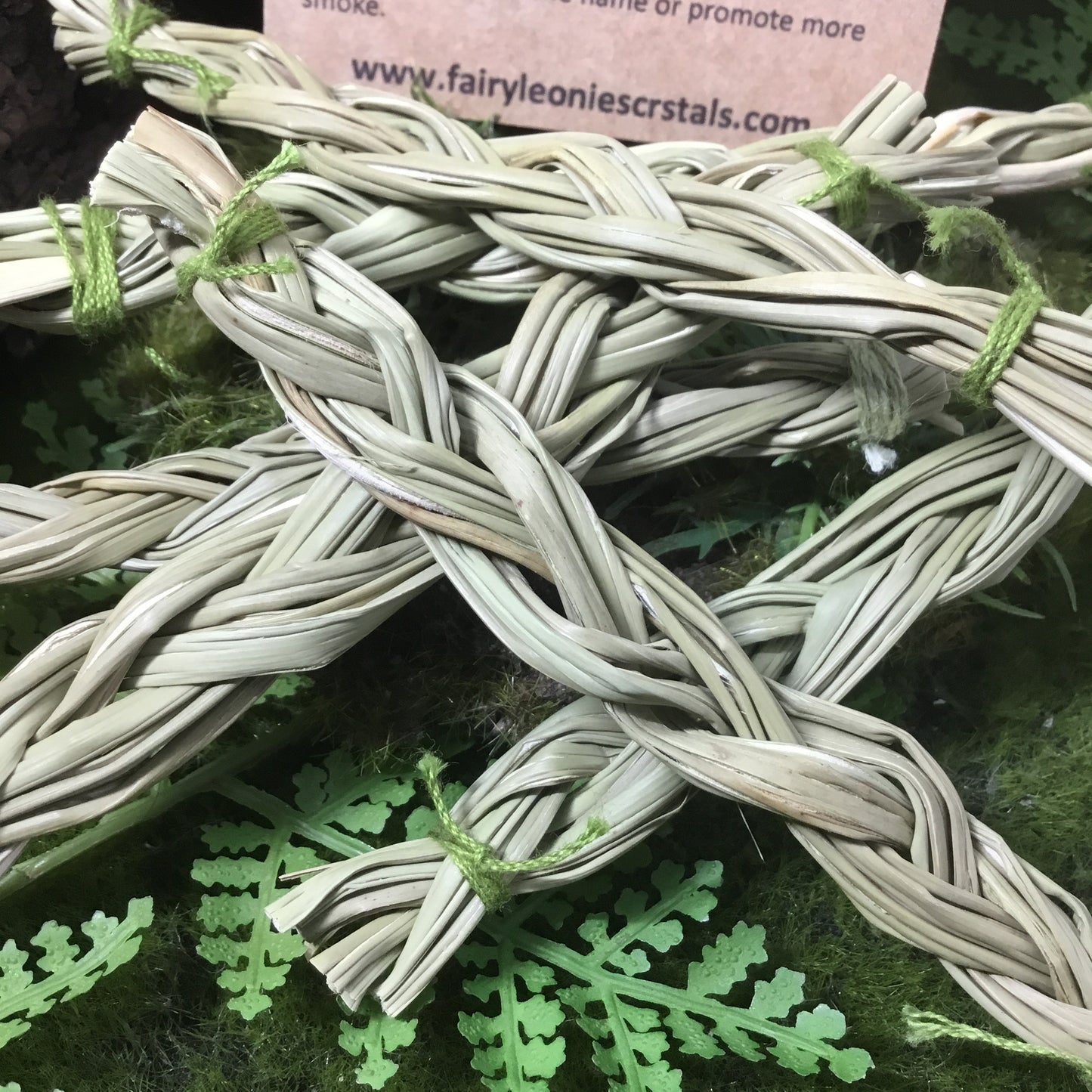 CLEANSE & PURIFY- sweetgrass braid smudge grass