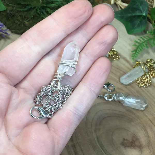 DIY create your own pendulum crystal chain