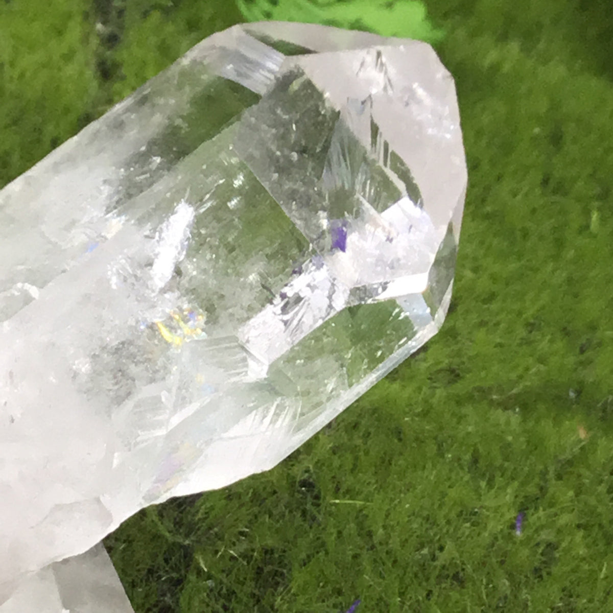 UNEARTHED TREASURE. Collectors Specimen Clear Quartz Natural Point crystal 004 by