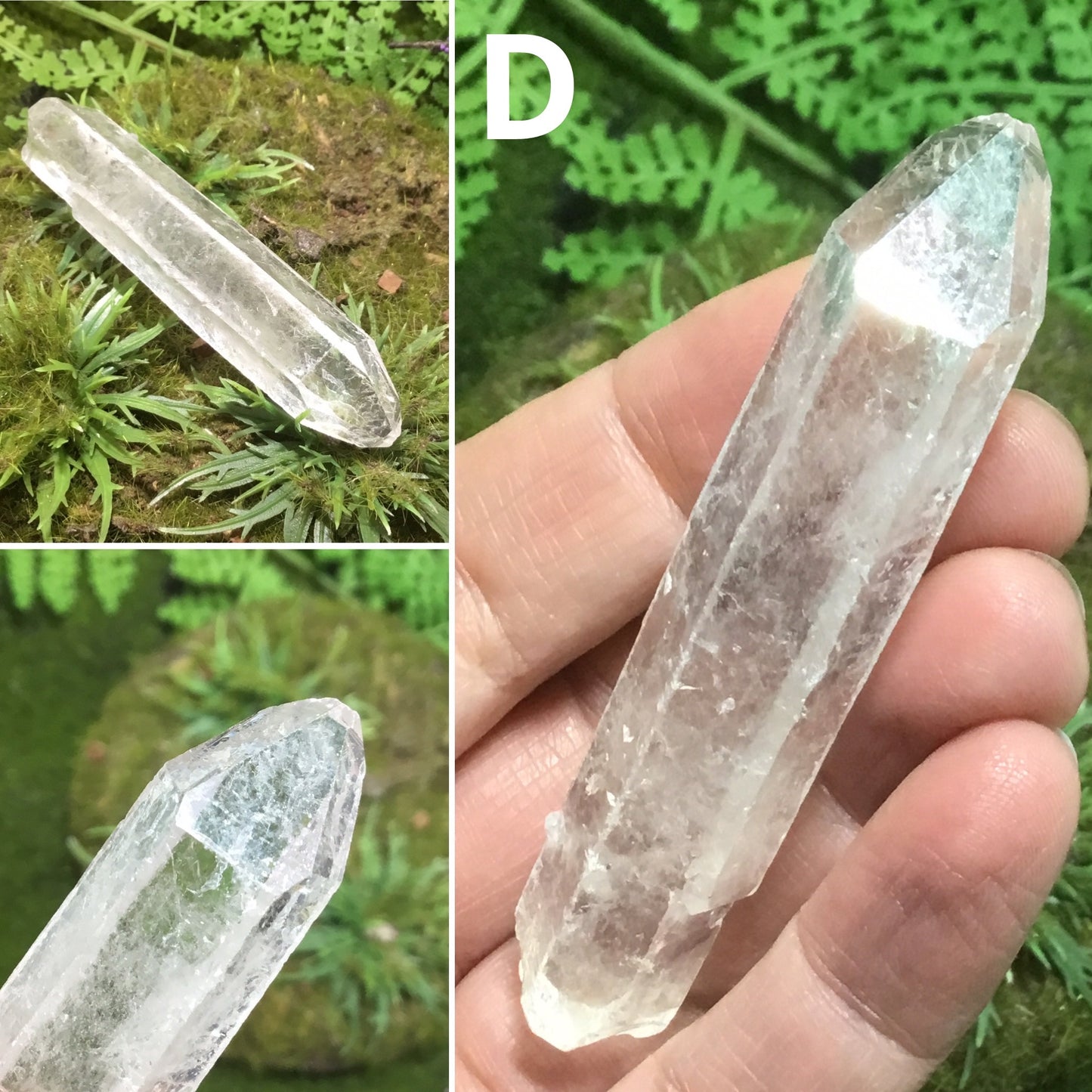 UNEARTHED TREASURE ISIS FACE CLEAR QUARTZ CRYSTAL