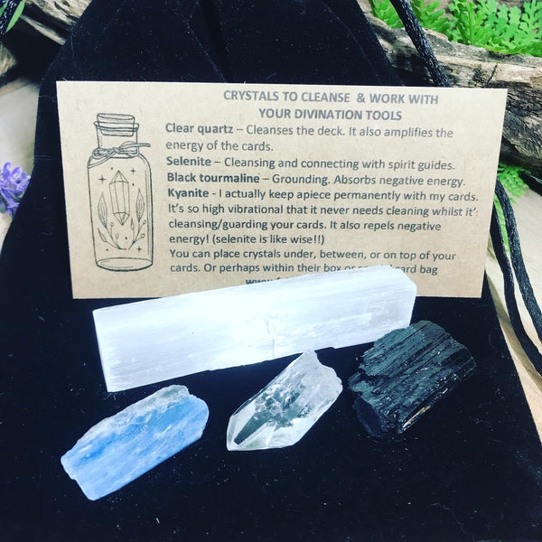Divination tool cleansing kit - tarot-oracle