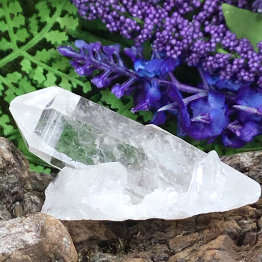 UNEARTHED TREASURE. Clear Quartz Natural Point Crystal  003