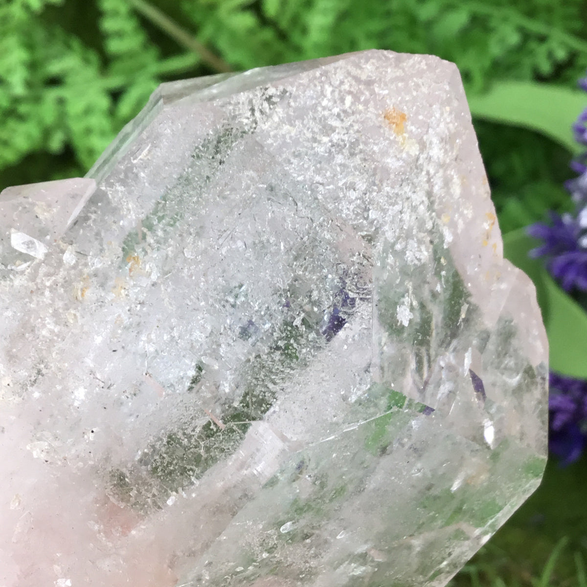 UNEARTHED TREASURE-Natural Double Terminated Clear Quartz Etched Twin Point
