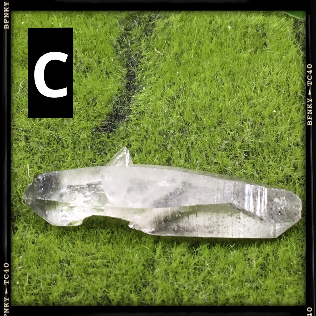 natural double terminated healimg shamanic point quartz wand C