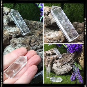 multipul pictures of clear quartz mini generators