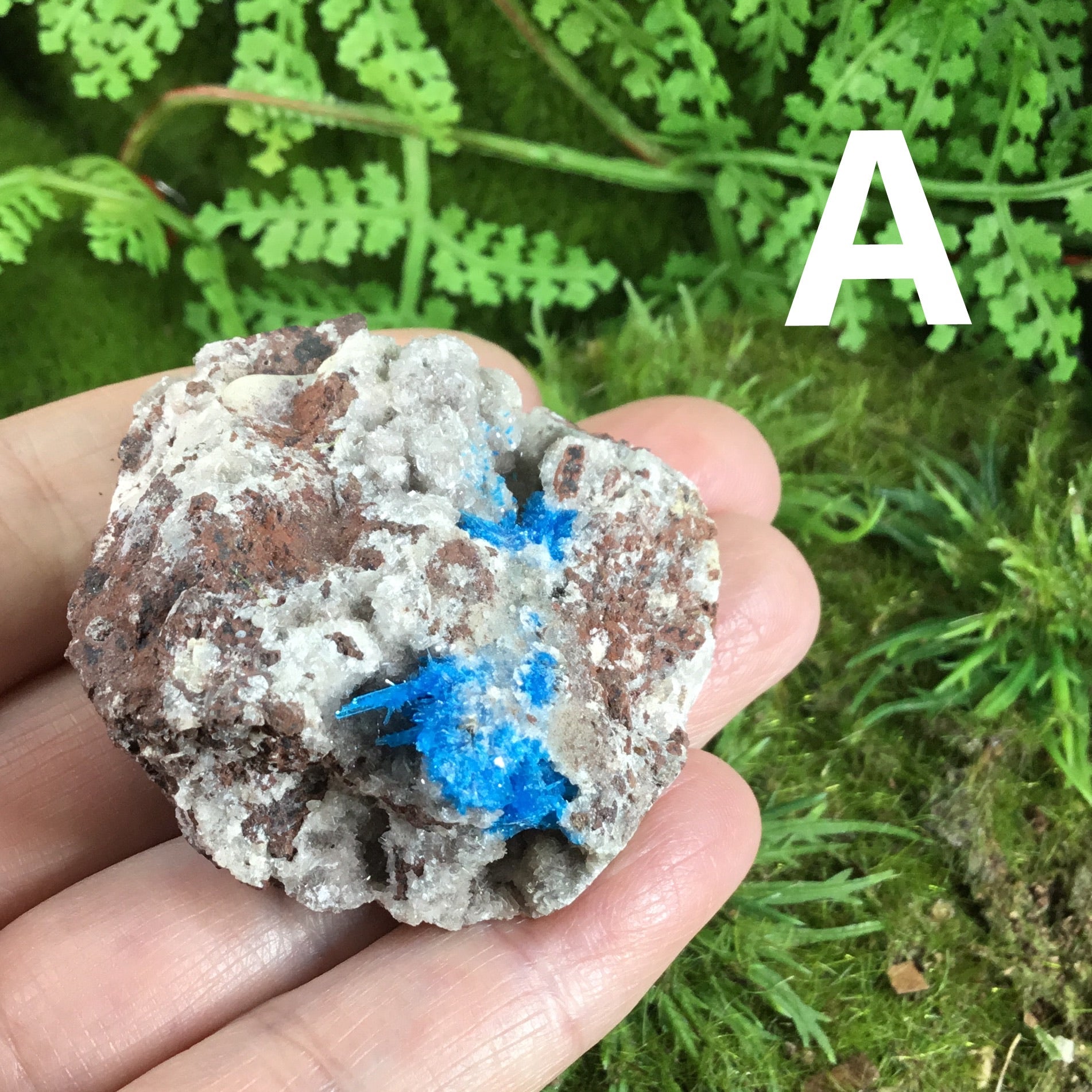 canvansite on matrix specimen A