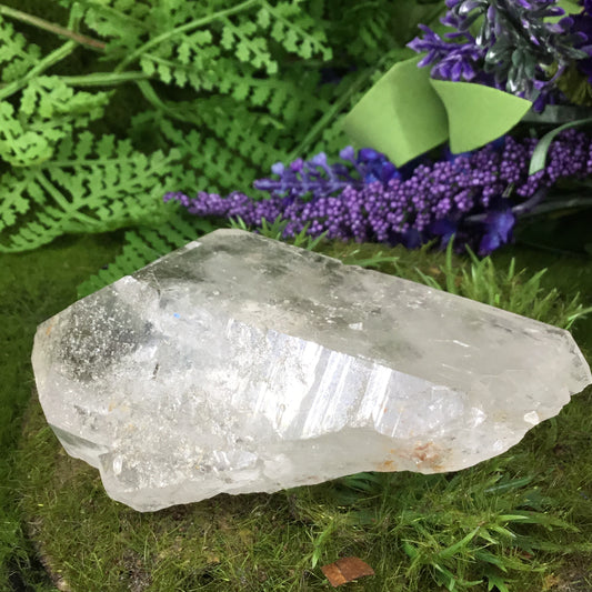 UNEARTHED TREASURE-Natural Double Terminated Clear Quartz Etched Twin Point