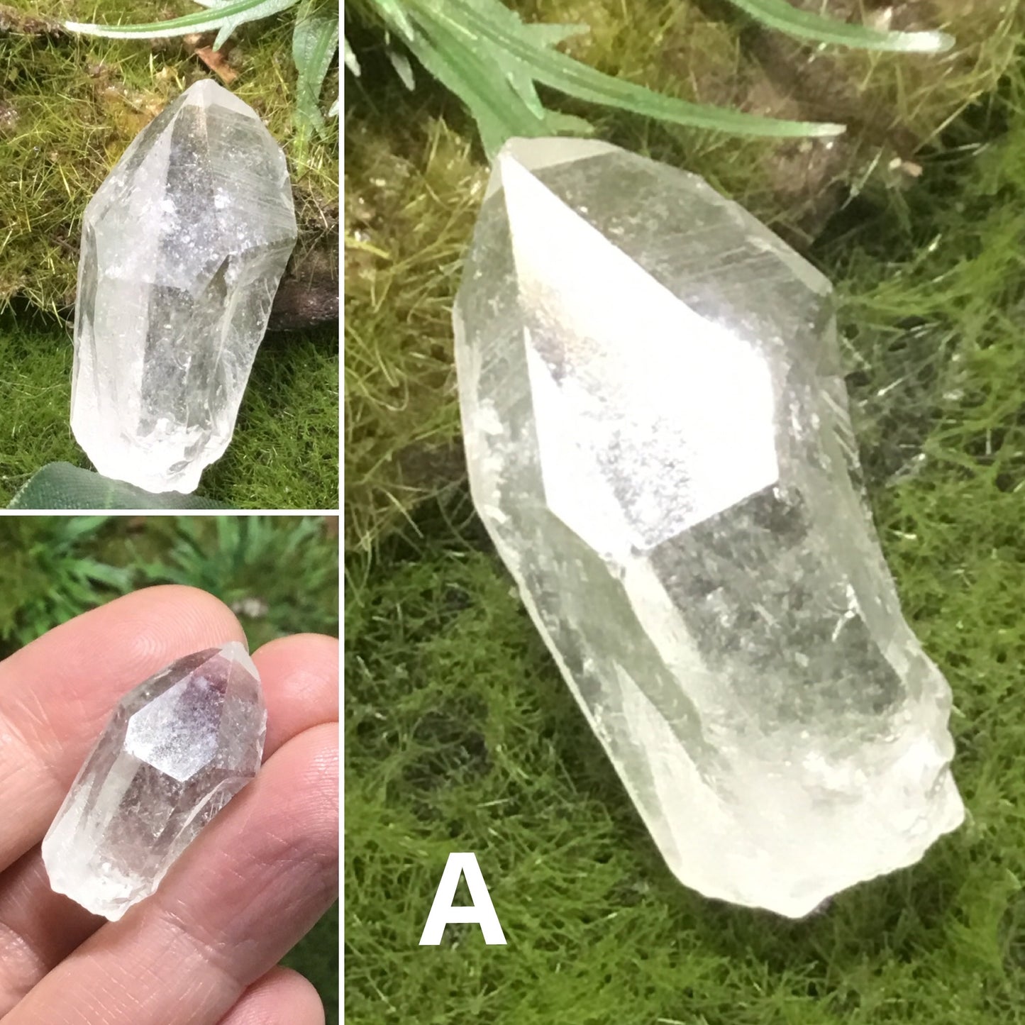 UNEARTHED TREASURE ISIS FACE CLEAR QUARTZ CRYSTAL