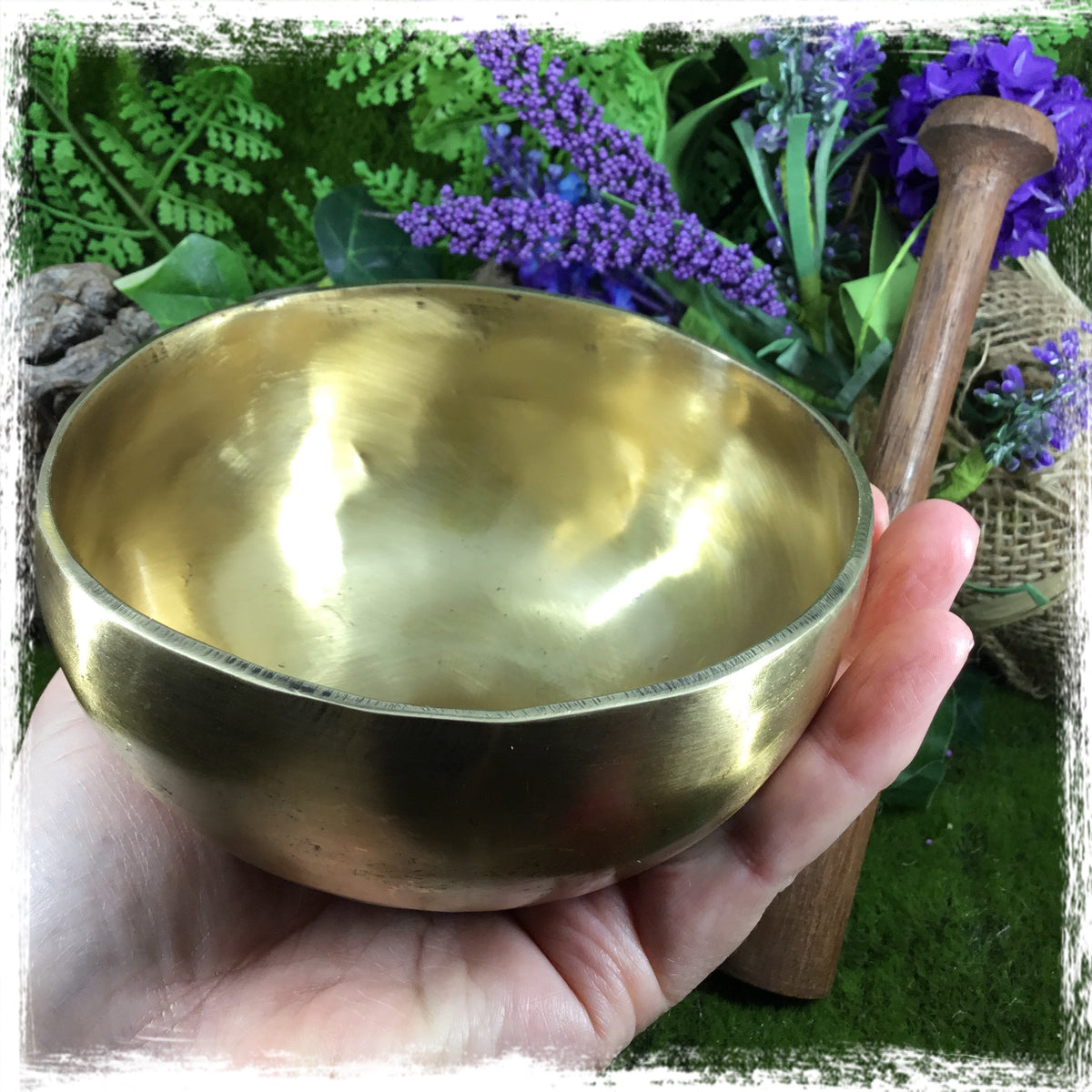 CLEANSE AND PURIFY- Brass Singing Bowl