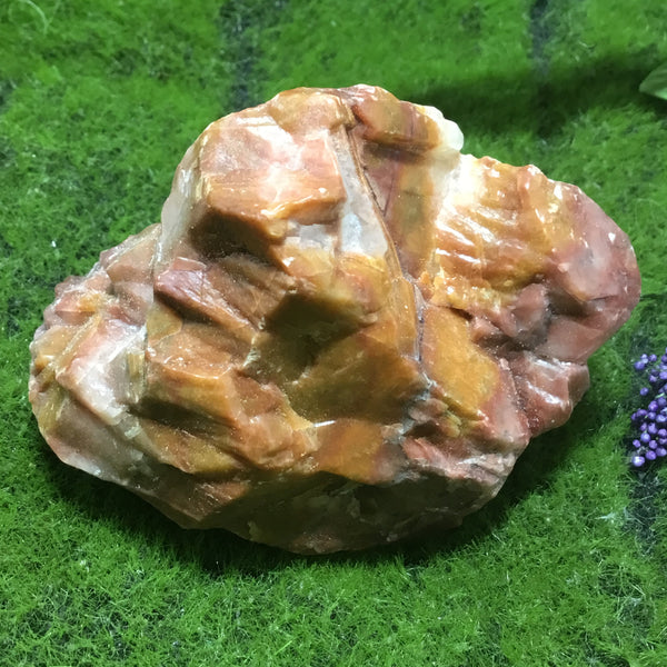UNEARTHED TREASURE RAW RED CALCITE
