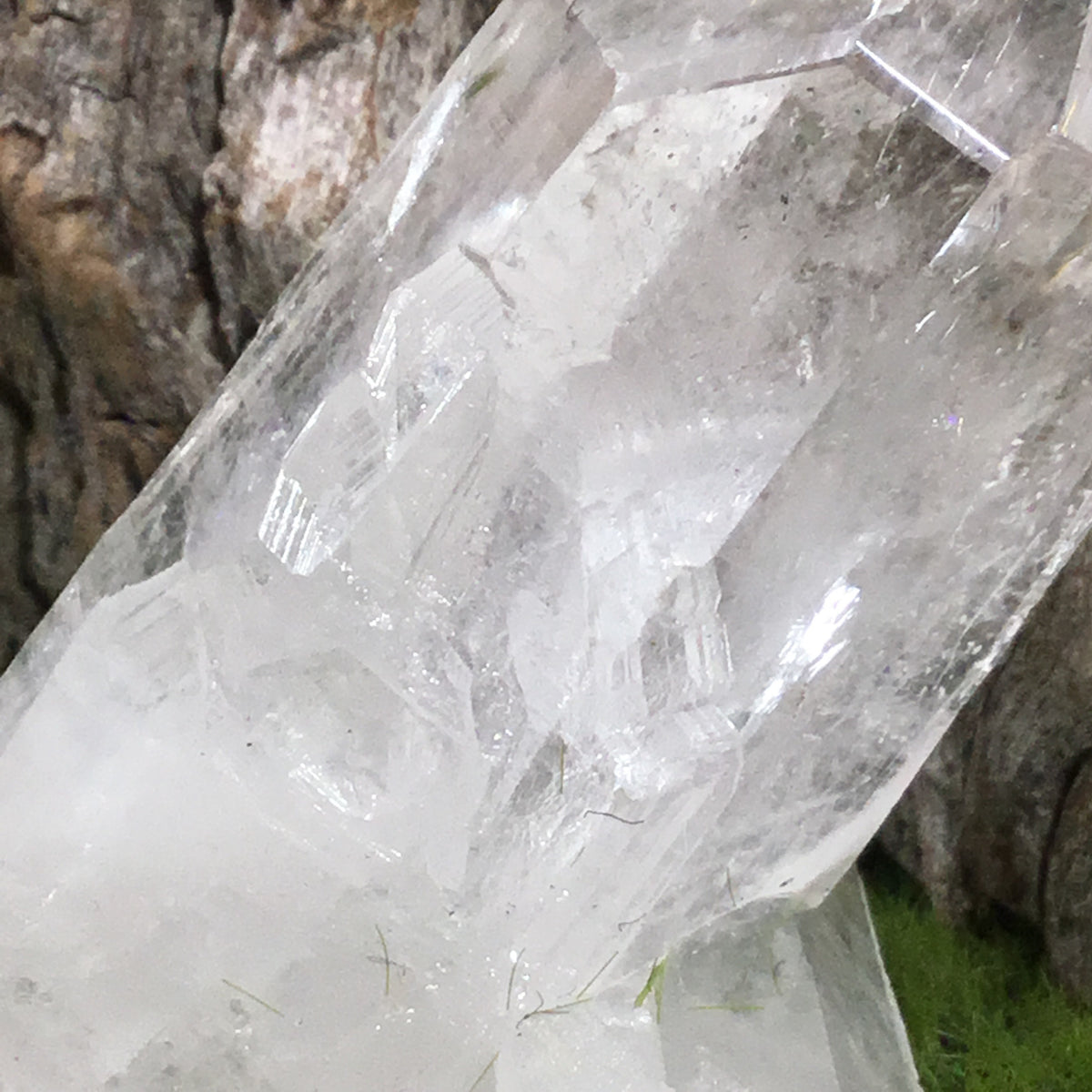 UNEARTHED TREASURE. Collectors Specimen Clear Quartz Natural Point crystal 004 by