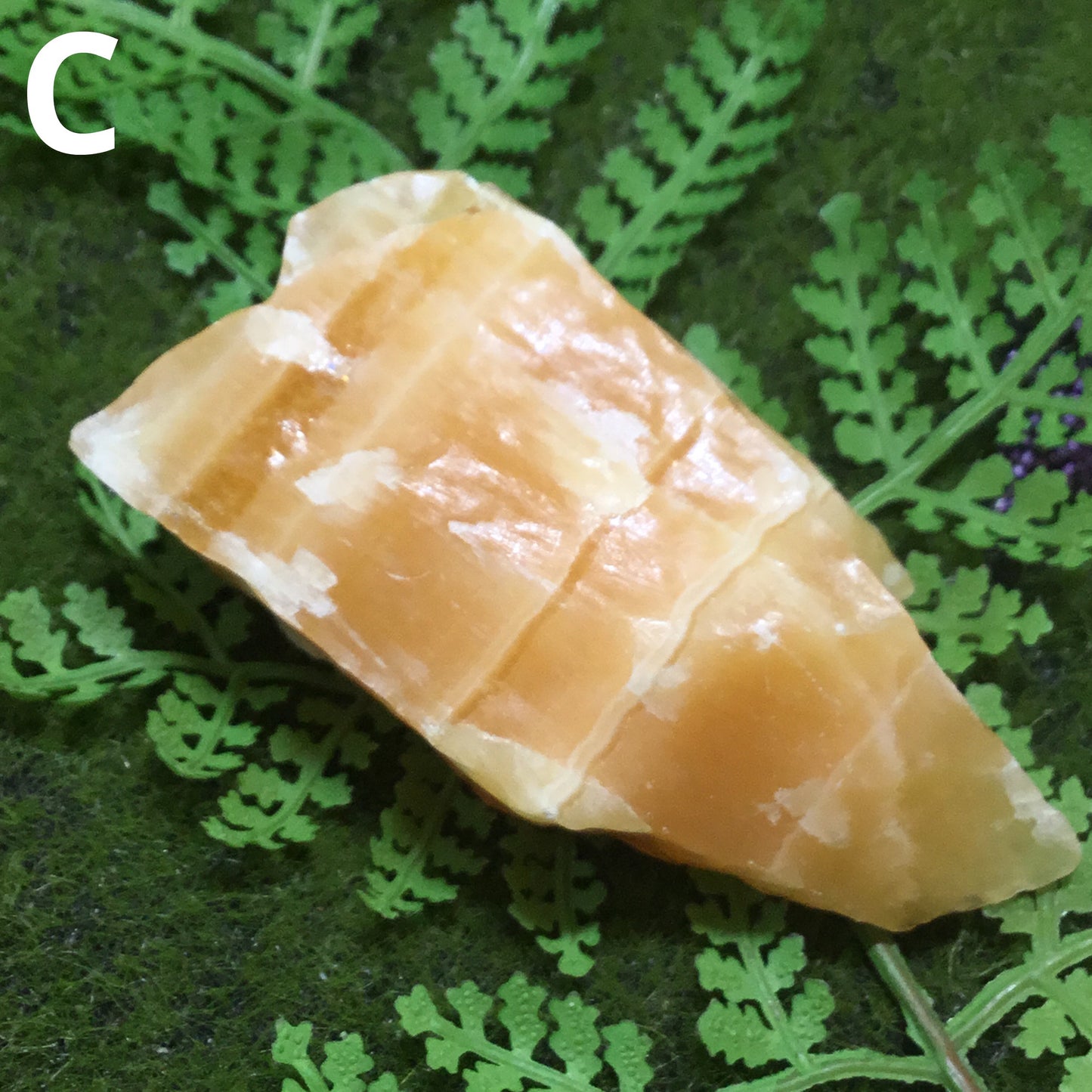 UNEARTHED TREASURE RAW ORANGE/YELLOW CALCITE