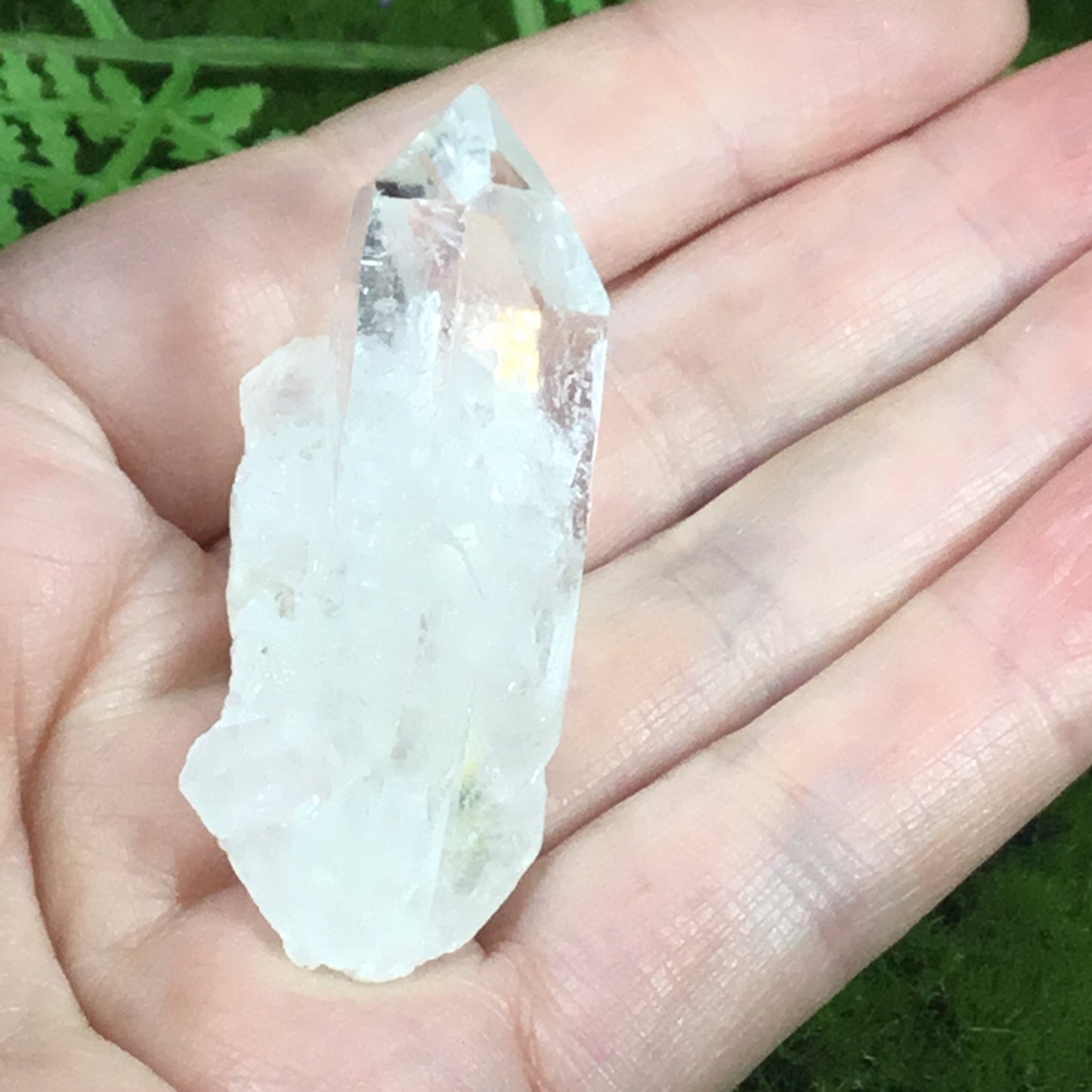 UNEARTHED TREASURE. Clear Quartz Natural Point Crystal  003