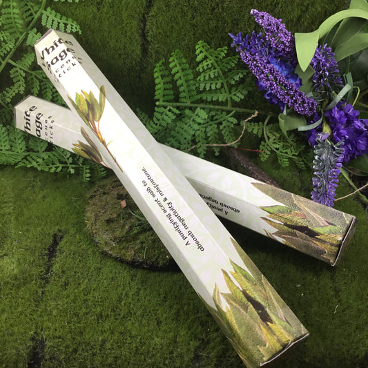 INCENSE- White Sage Hex Box. Cleanse & Purify