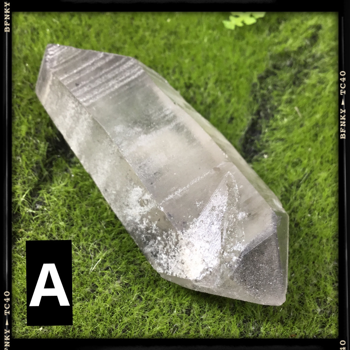 natural double terminated healimg shamanic point quartz wand A