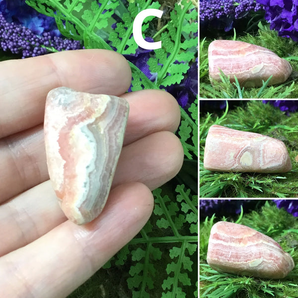 Crystals for Love- Rhodochrosite Tumbled Stones