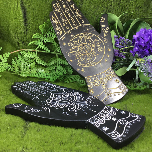 Hand of Fortune Incense Holder Altar Plate