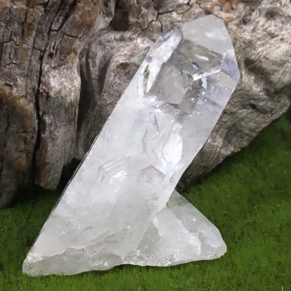 UNEARTHED TREASURE. Collectors Specimen Clear Quartz Natural Point crystal 004 by