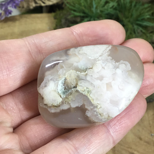 Crystals for New Beginnings . Flower agate tumble