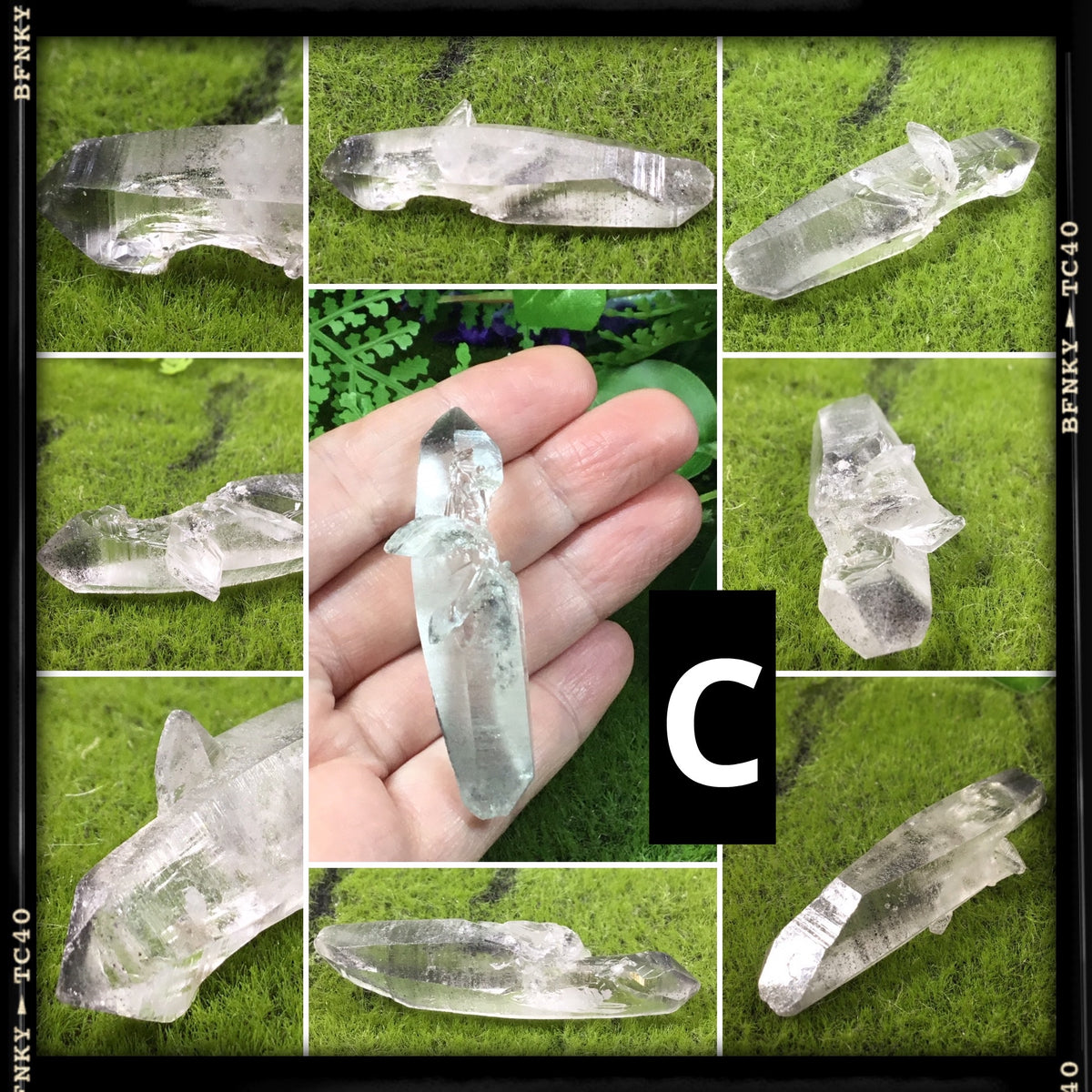 natural double terminated healimg shamanic point quartz wand C multiple pictures