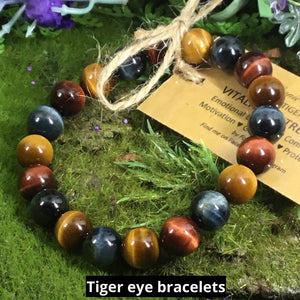 Mixed Tiger Eye Bracelets - Wearable Energy
