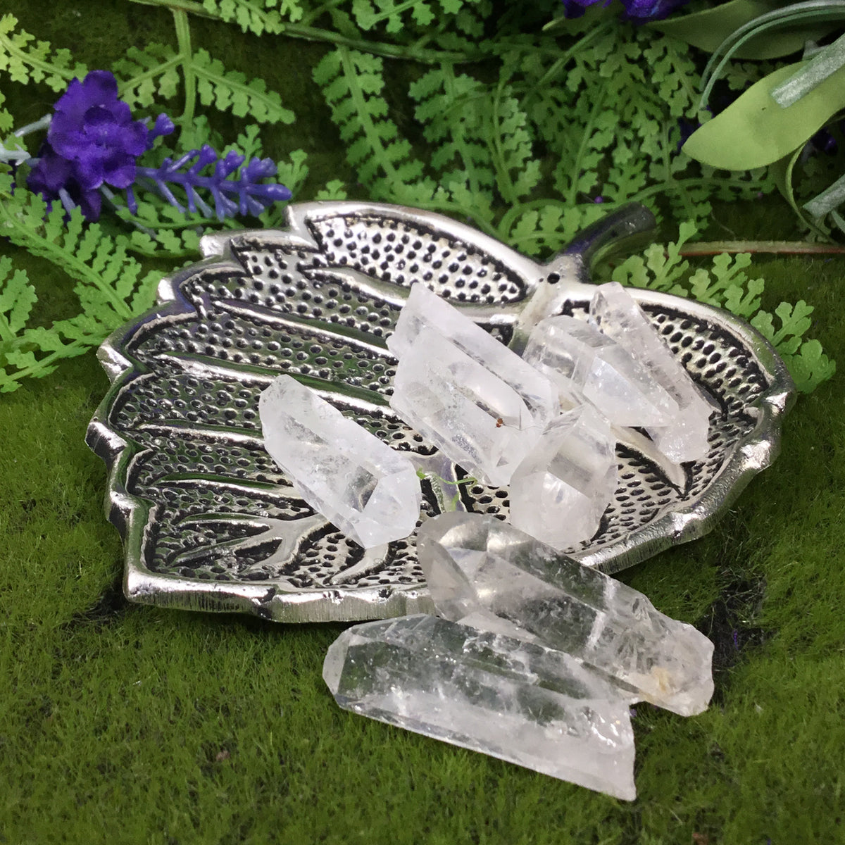 Leaf Shaped incense Burner, Trinket Bowl, crystal holder.